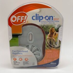 OFF! Clip On Mosquito Sealed Repellent Fan Circulated Kit 1 Fan New Old Stock